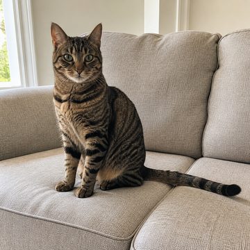 入力に使った茶トラの猫の写真
